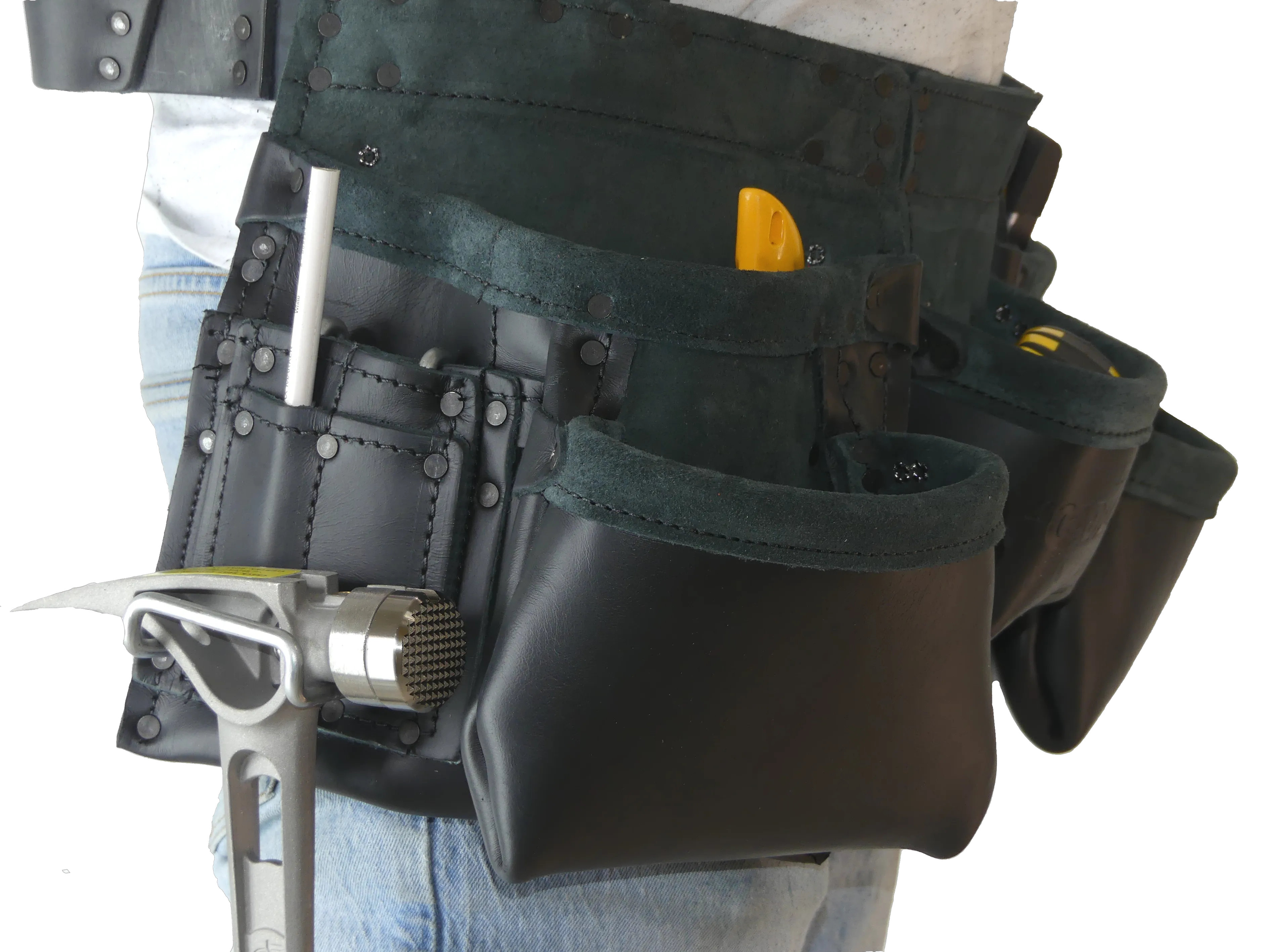 100% Leather Tool Belt/Apron - 301 Cadillac - Professional Quality CAS-301