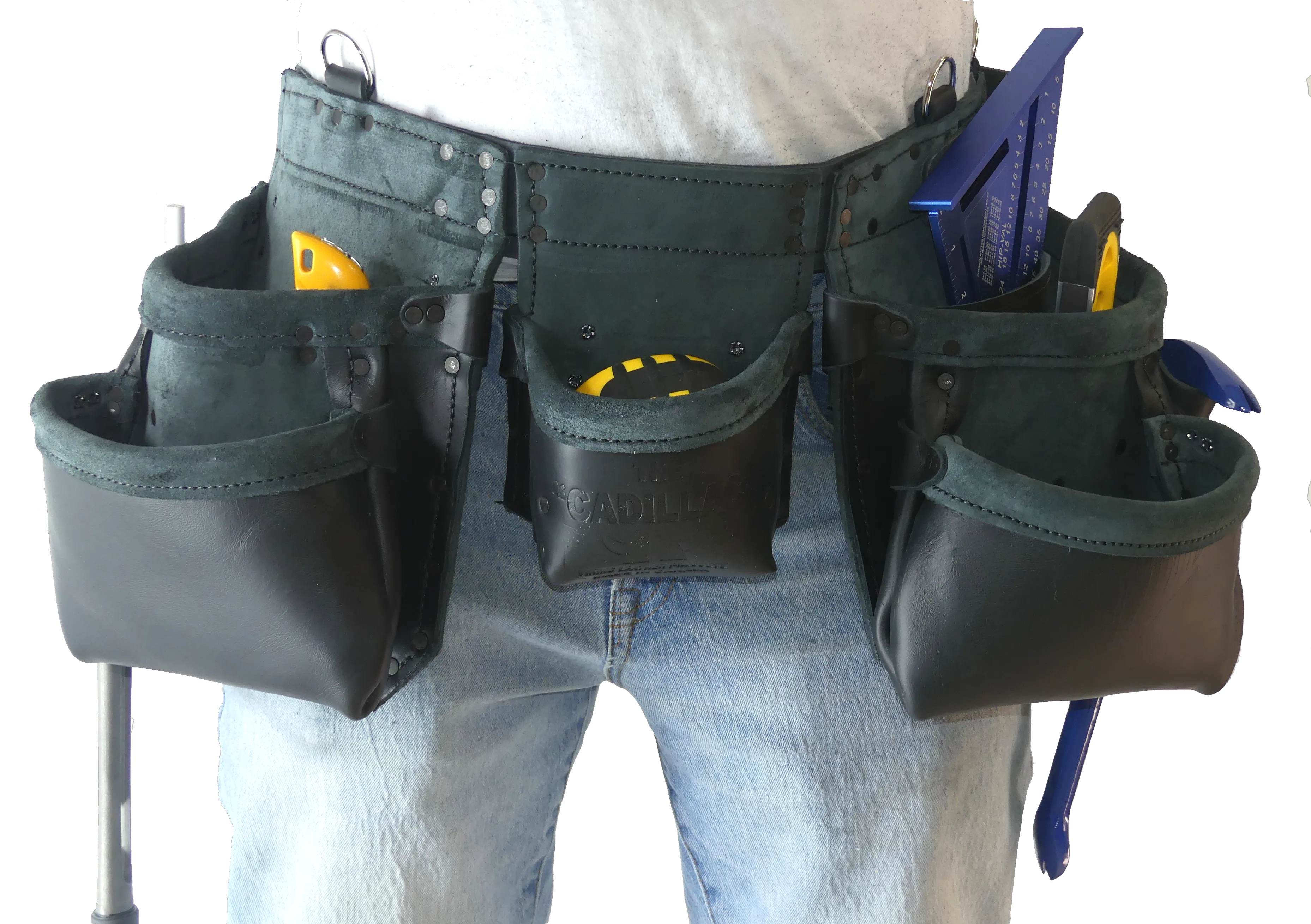 100% Leather Tool Belt/Apron - 301 Cadillac - Professional Quality CAS-301