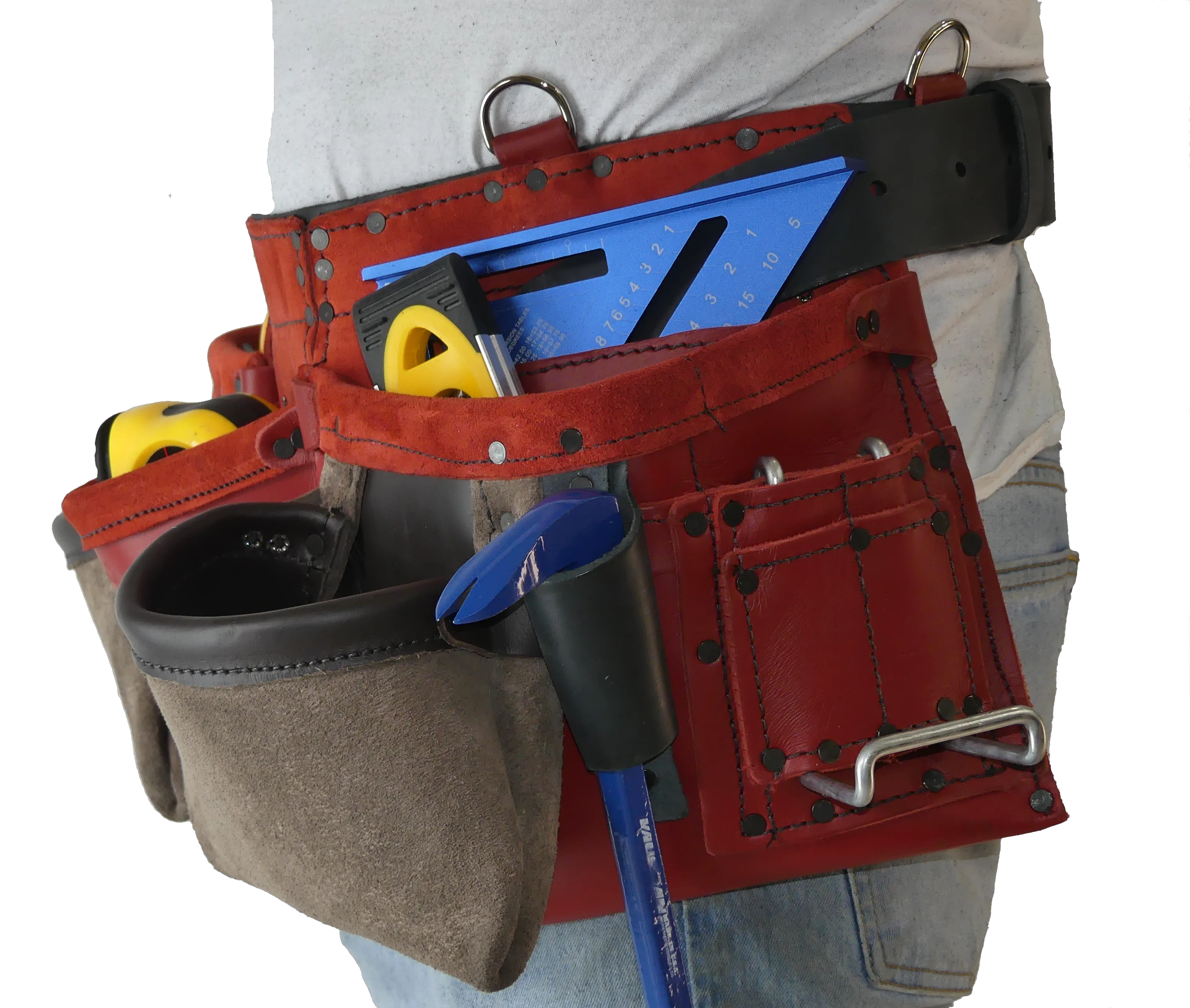 100% Leather Tool Belt/Apron - 301 Cadillac - Professional Quality CAS-301