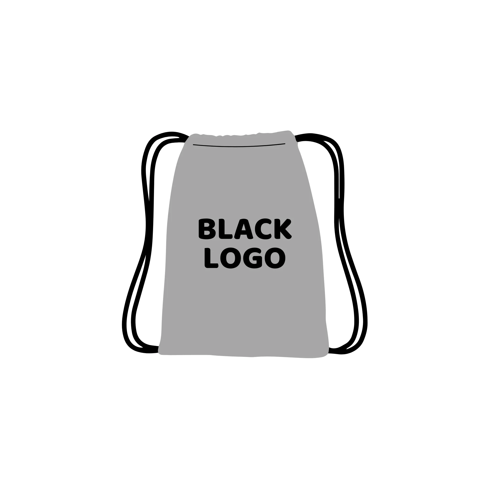 500 Custom Branded Drawstring Backpacks - Bulk