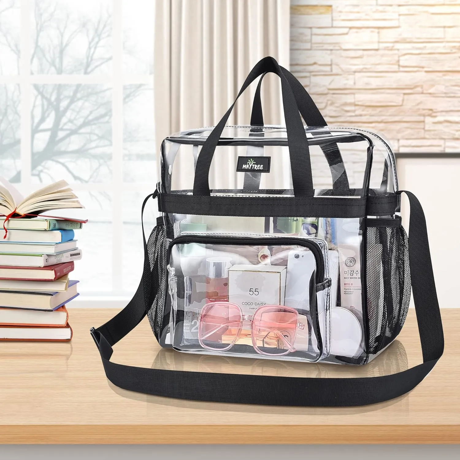 Bagenius Clear Bag Stadium Approved 12612 Clear bag for Stadium Events Sports Concert Festival Work