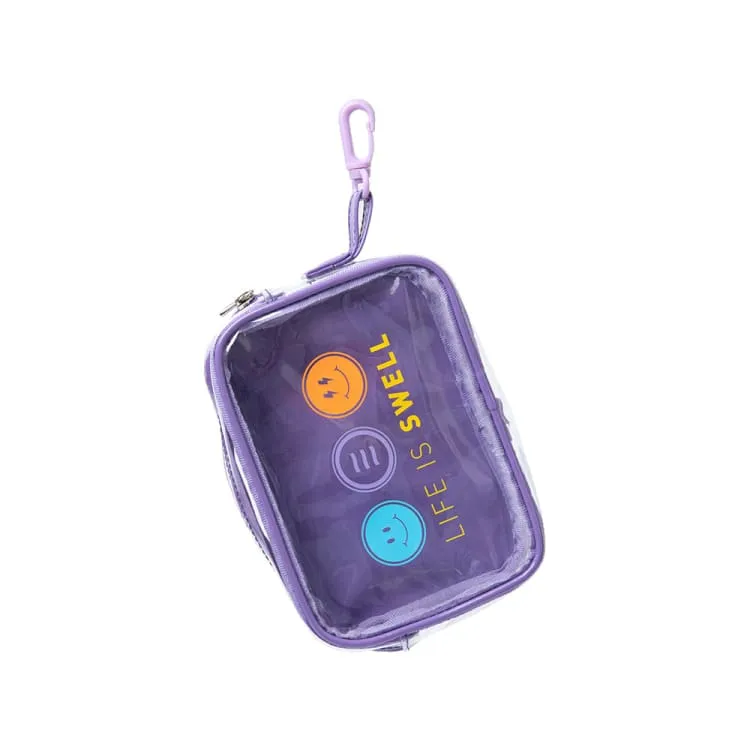 Barrel Surfer Mesh Beach Bag-LAVENDER