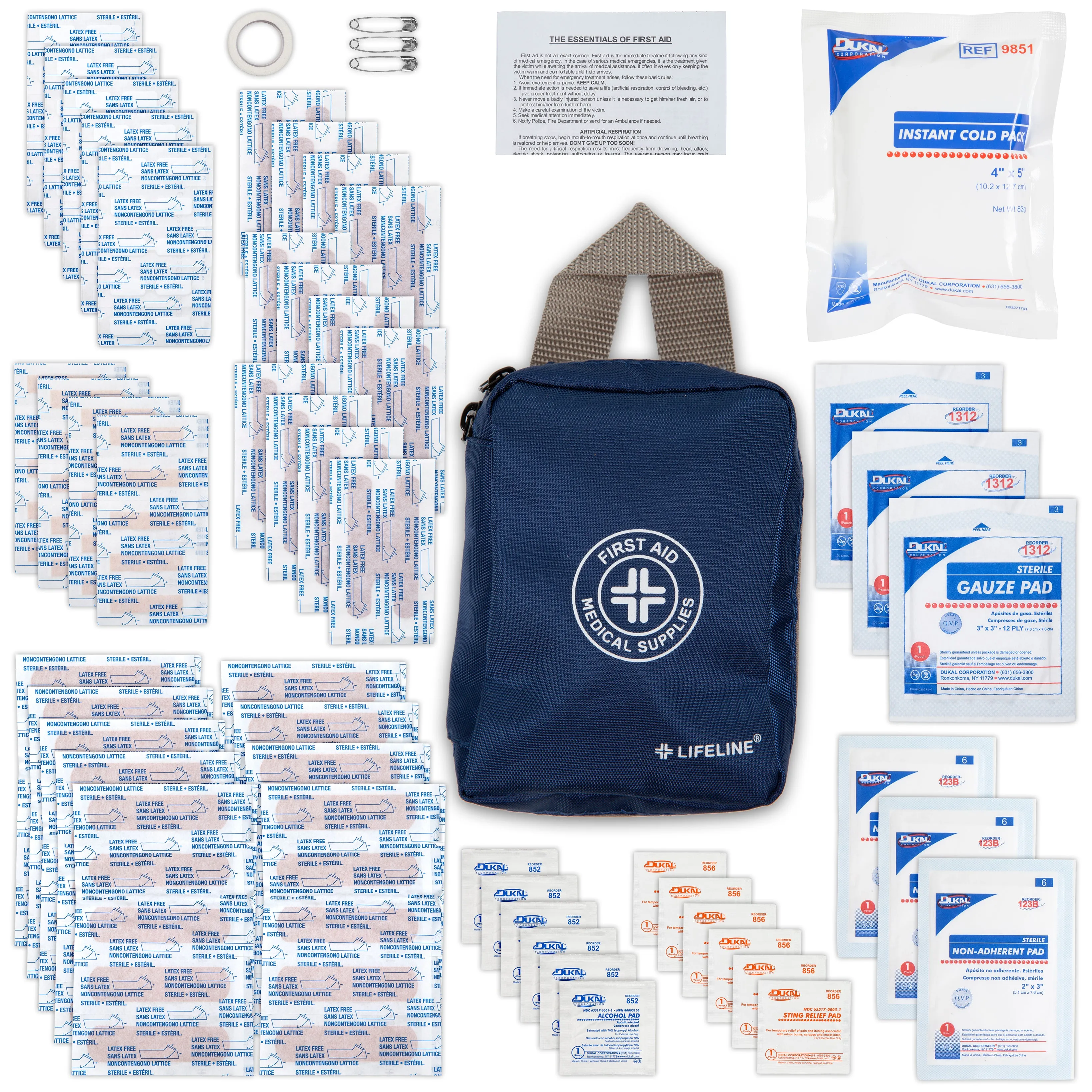 Basic First Aid Kit - 125 Piece