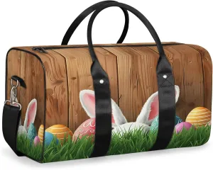 Bunny Travel Bag for Men Women, Gym Duffle Bags for Travel, Carry On Luggage Bag, Weekender Overnight Workout Bags