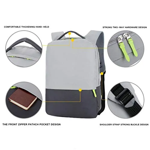 Business Backpack Laptop Bag for Professional Office College Travel School with Fashion Light