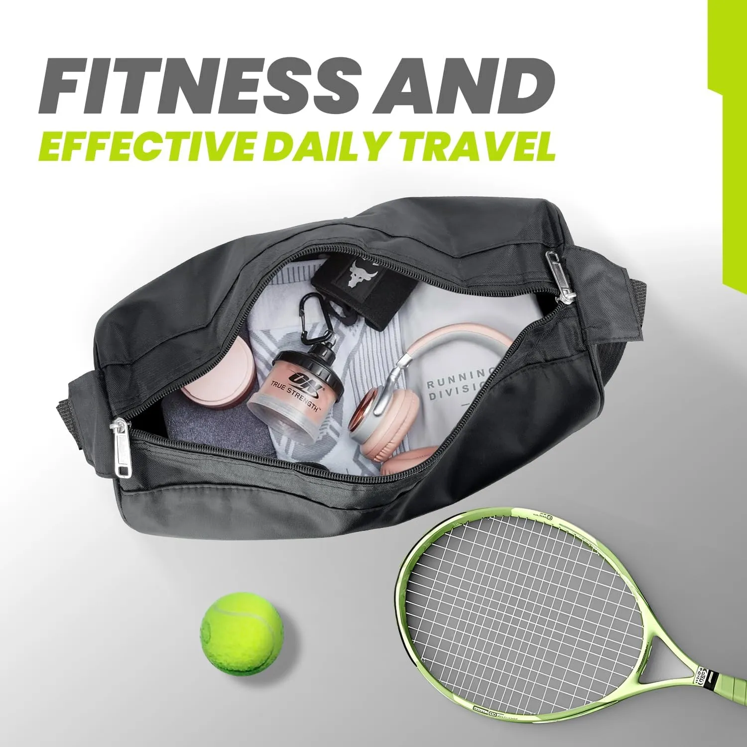 C&F BOGMOST Small Travel Duffel Bag with Shoe Compartment Foldable Waterproof Gym Bags for Gym Beach Swim Men Women Duffle Bags Lightweight Oxford Cloth Sports Bag-Deep purple
