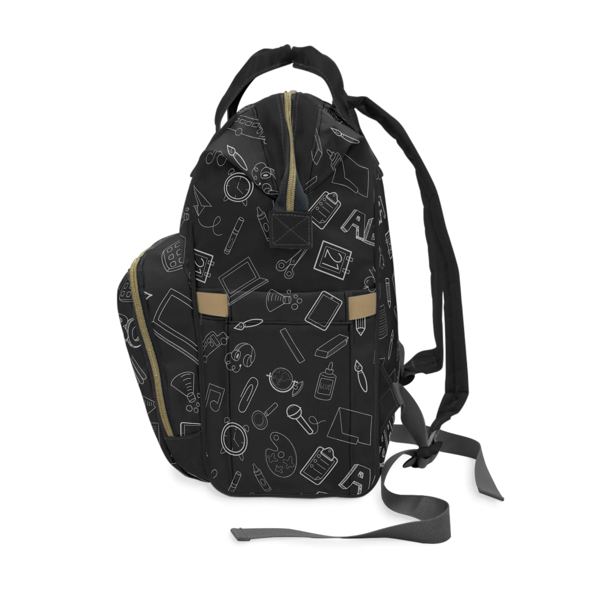 Chalkboard Elementary Doodles Backpack