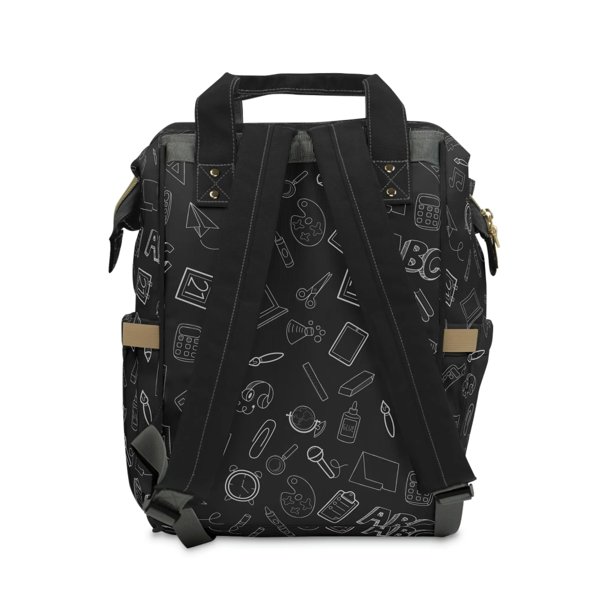 Chalkboard Elementary Doodles Backpack