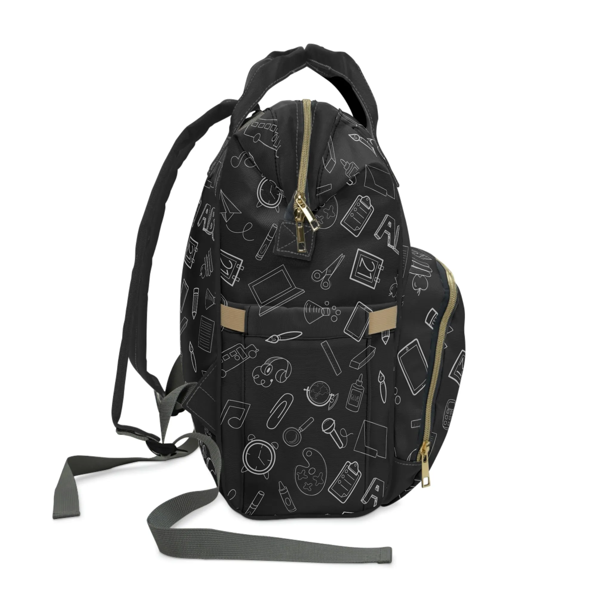 Chalkboard Elementary Doodles Backpack
