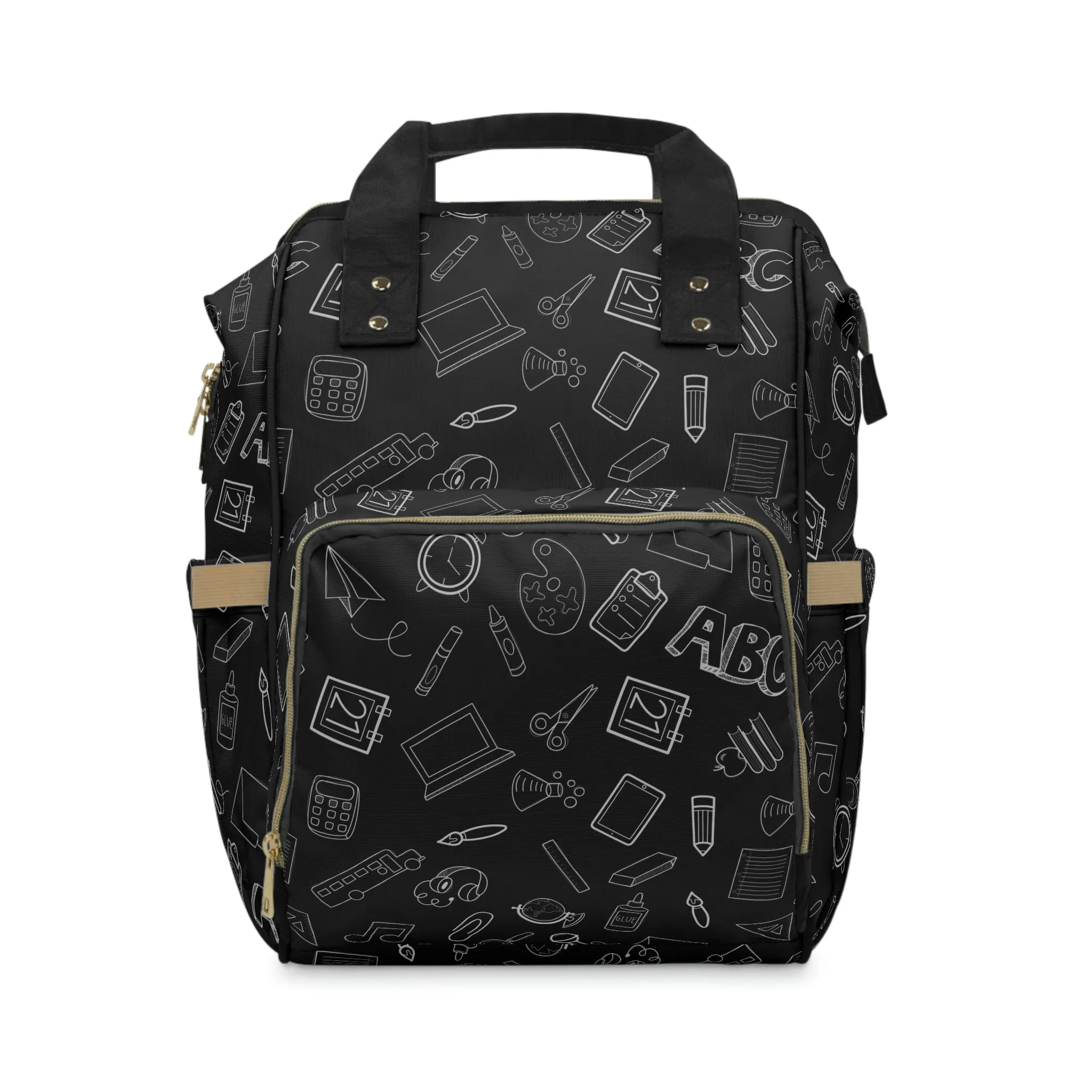 Chalkboard Elementary Doodles Backpack