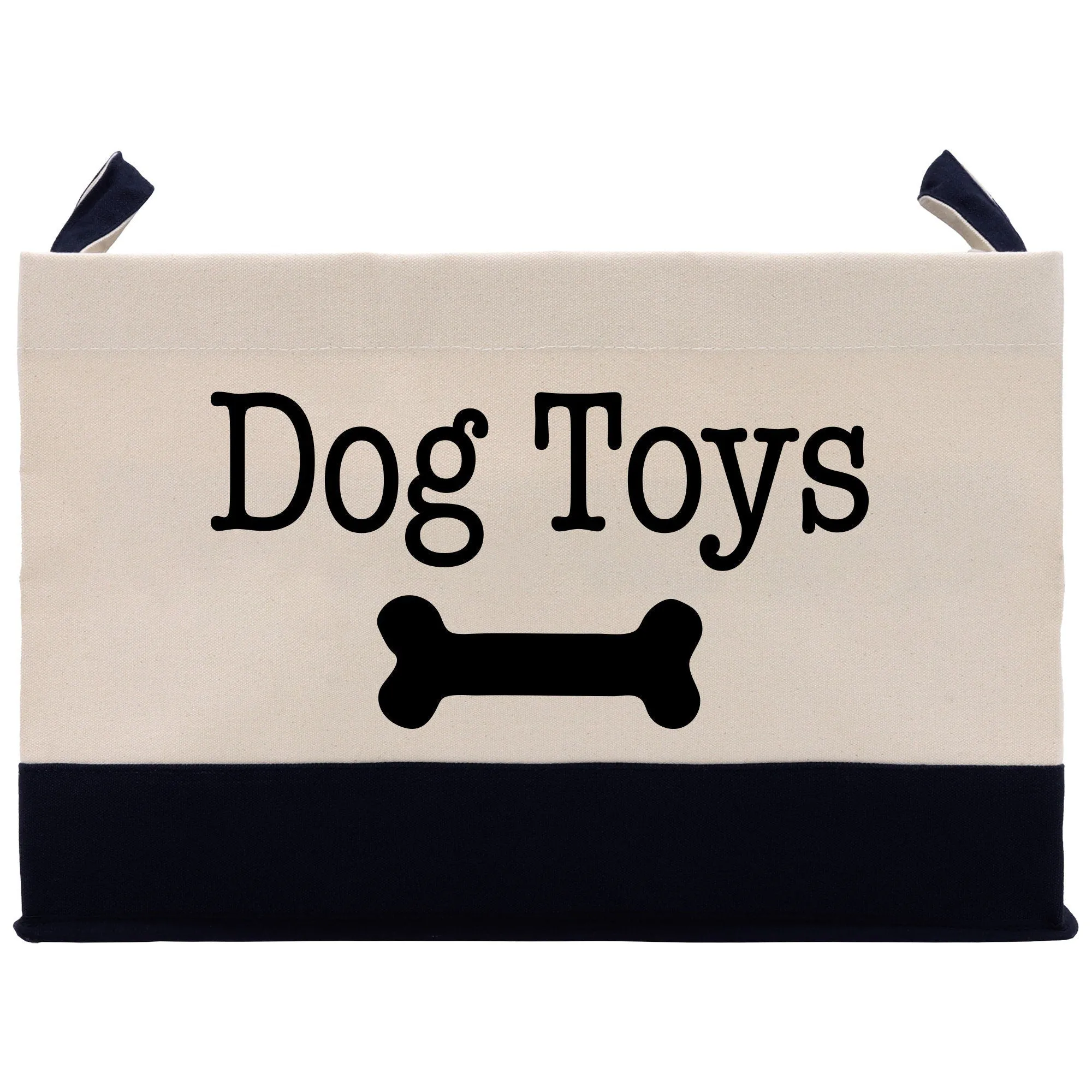 Dog Toys Storage Canvas Tote Bag Dogs Toy Storage Basket (PSB1004)