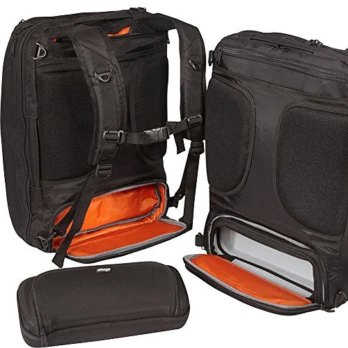 eBags Professional Weekender Carry-On Backpack for Travel & Business - TSA Friendly - Fits 18" Laptop - (Brushed Indigo)
