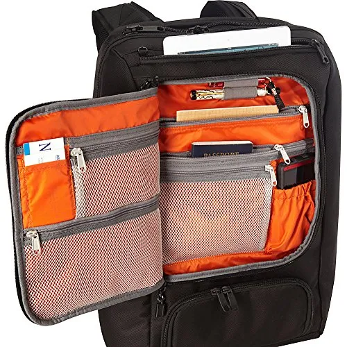 eBags Professional Weekender Carry-On Backpack for Travel & Business - TSA Friendly - Fits 18" Laptop - (Brushed Indigo)