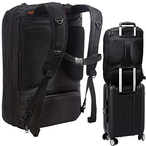 eBags Professional Weekender Carry-On Backpack for Travel & Business - TSA Friendly - Fits 18" Laptop - (Brushed Indigo)