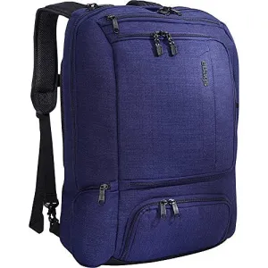 eBags Professional Weekender Carry-On Backpack for Travel & Business - TSA Friendly - Fits 18" Laptop - (Brushed Indigo)