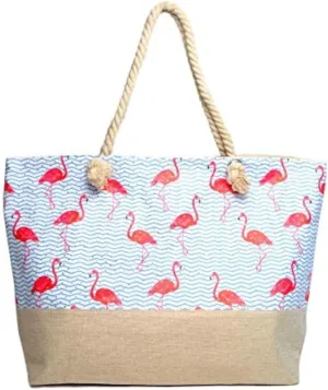 Forest & Twelfth Beach Bag XL Tote With Zipper, Perfect for Pool, Weekend Trip, Travel, Gym, Shopping, Grocery