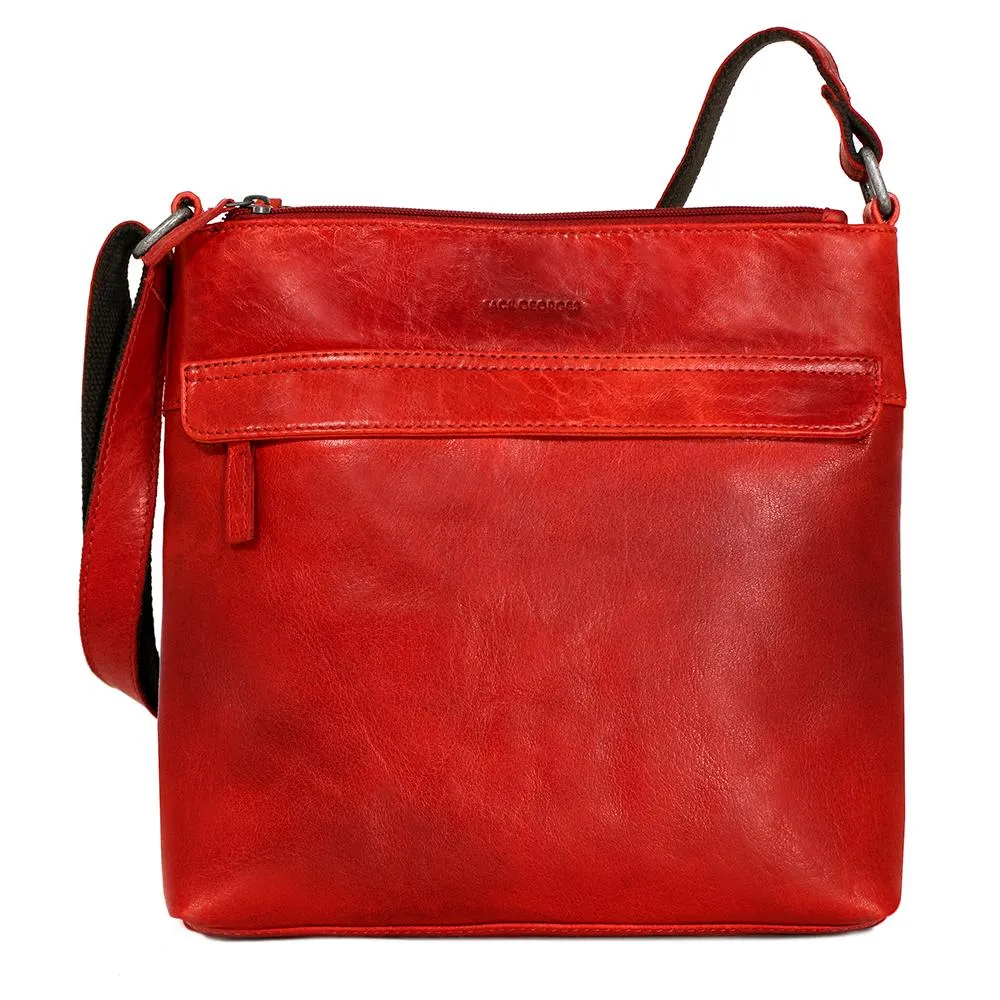 Jack Georges Voyager Zip Top Crossbody Hobo
