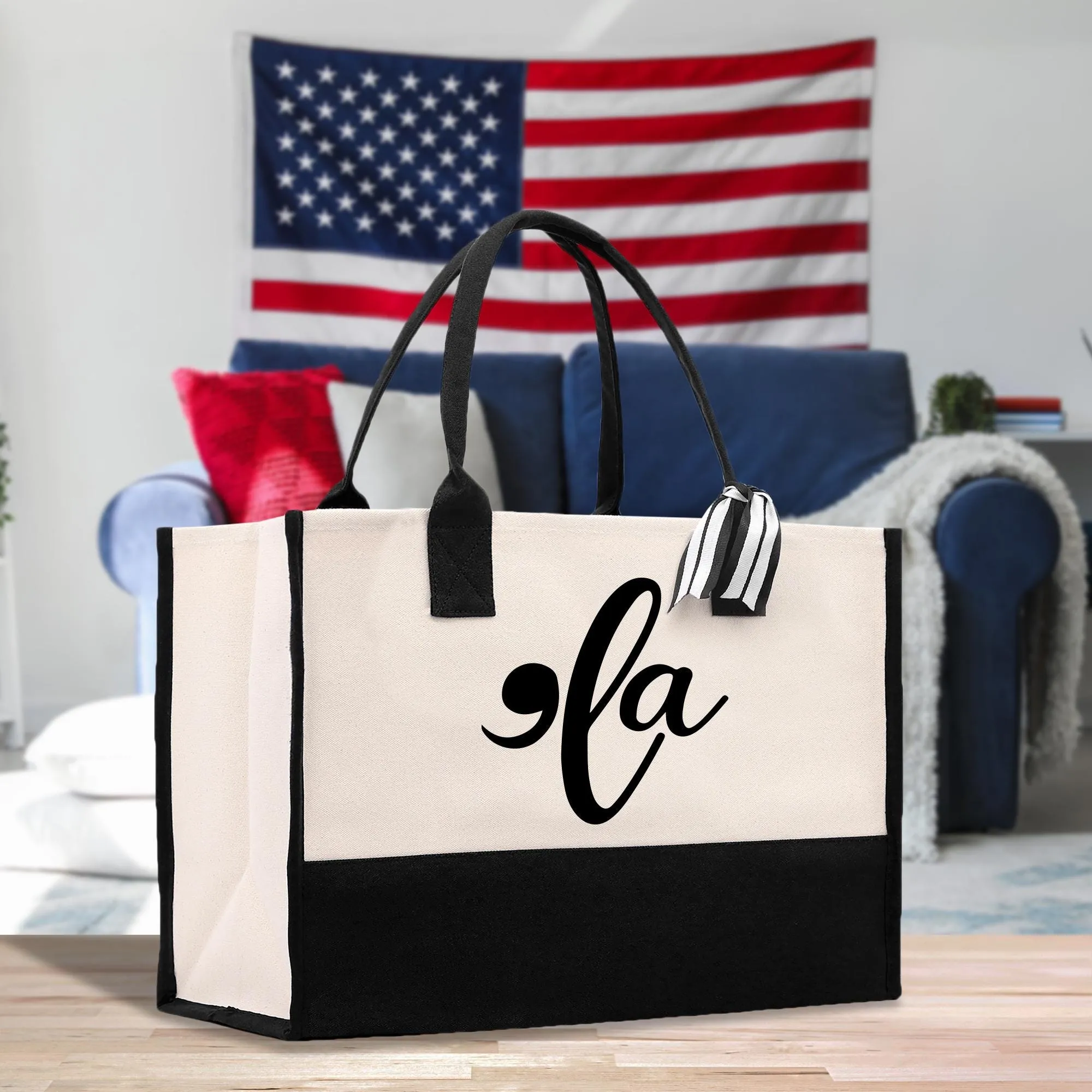 Kamala Harris 2024 Cotton Canvas Tote Bag Kamala Harris Supporter Bag Madam President Tote Gift for Harris Supporter (KHTB1005)
