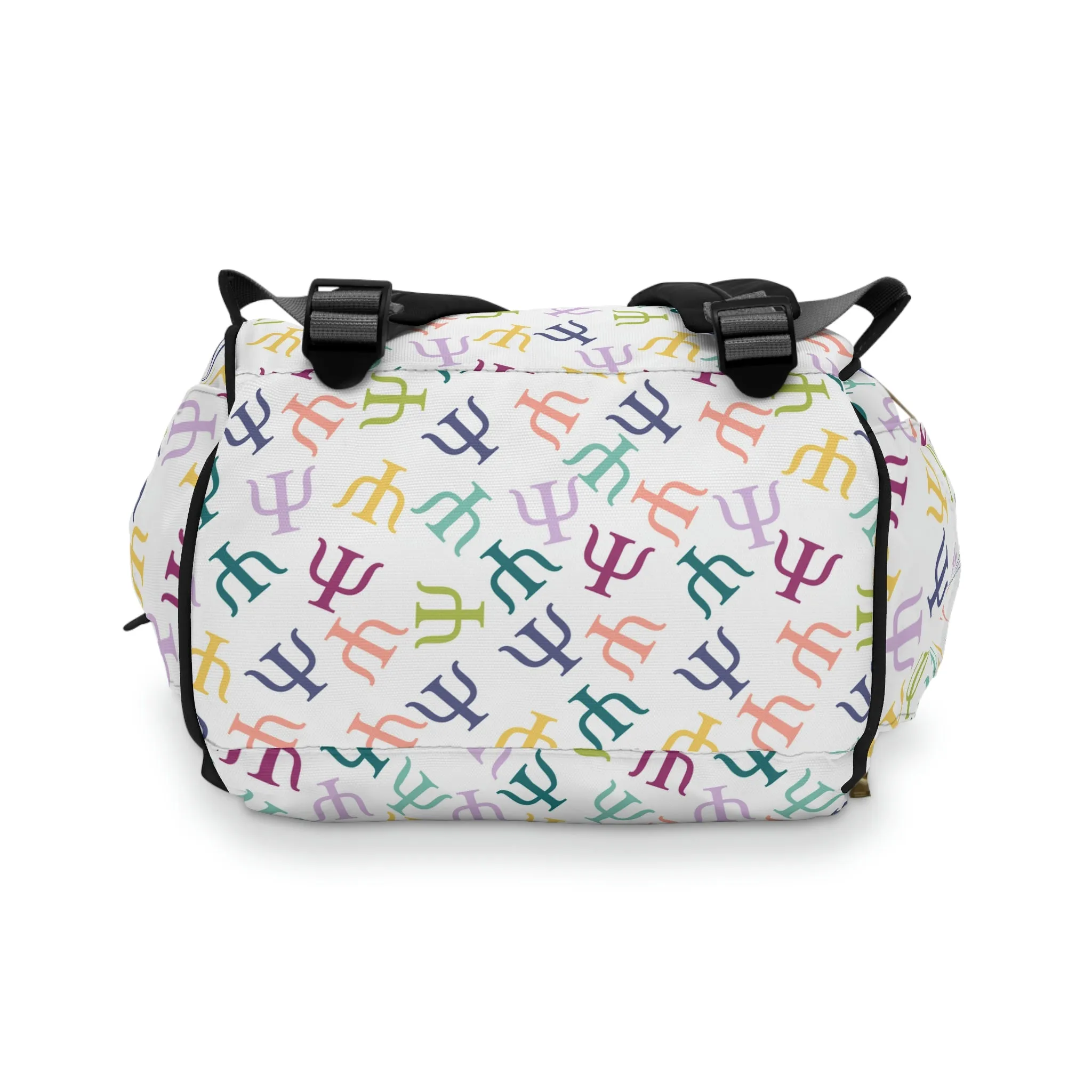 Muted Rainbow Psych Symbol Backpack