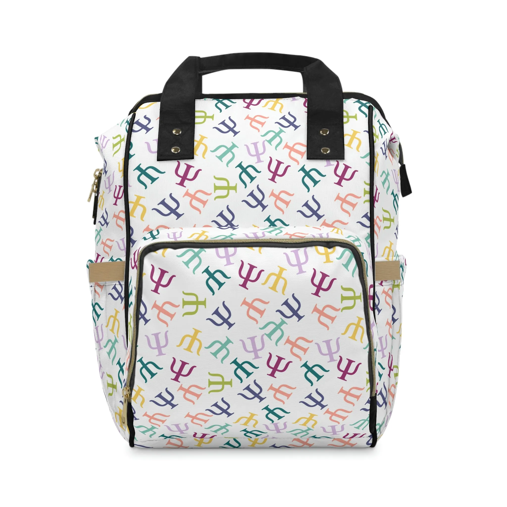 Muted Rainbow Psych Symbol Backpack