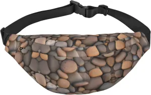 Pebbles in the beach Fashion Crossbody Appearance High capacity outdoor with Adjustable Comfortable Work Leisure Versatile, RXZER23