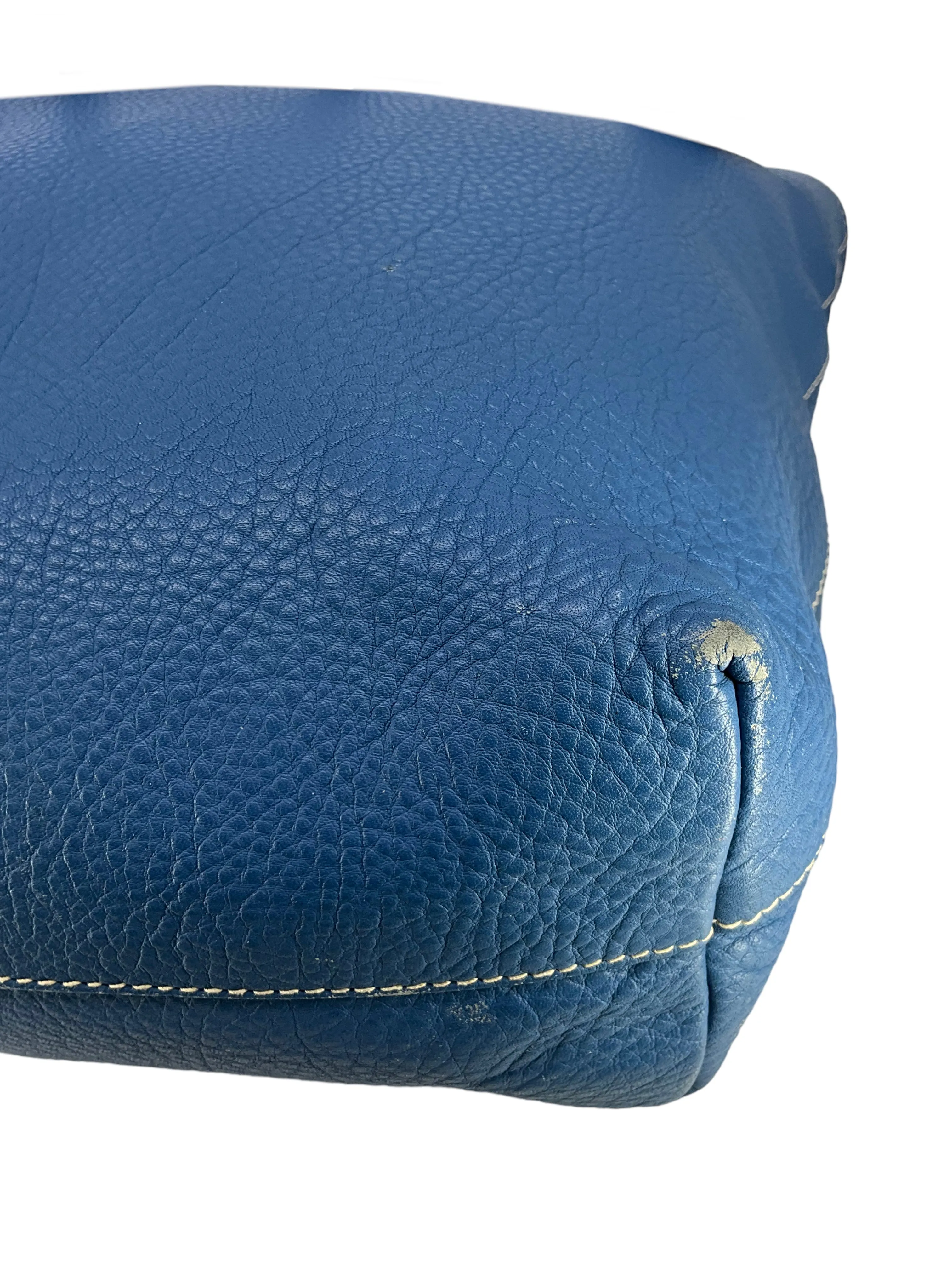 Prada Vitello Daino Open Shopper Tote Bag