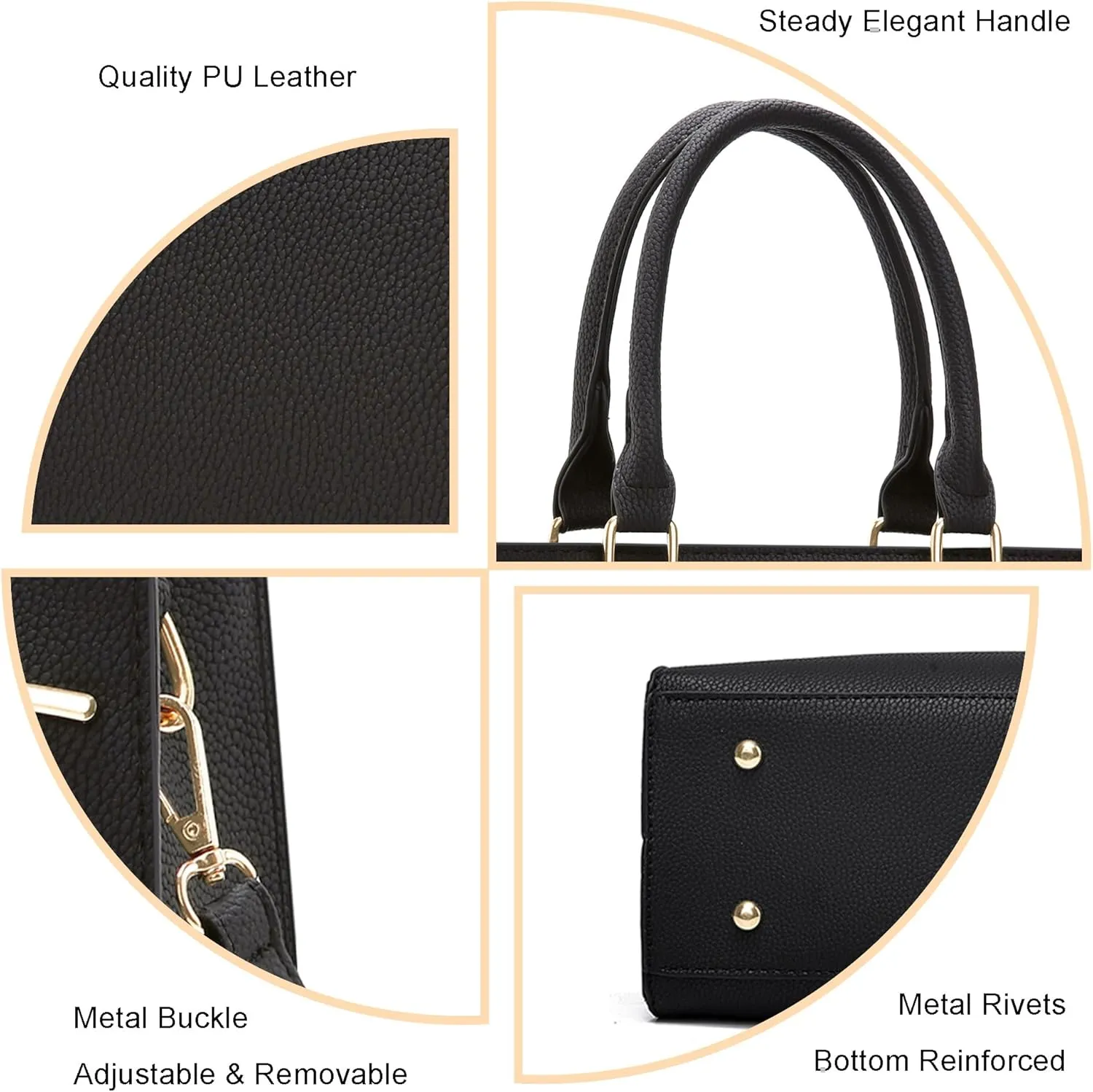 Purses for Women Crossbody Handbags Bags for Womens Shoulder Purse PU Leather Satchel Tote Bag Top Handle