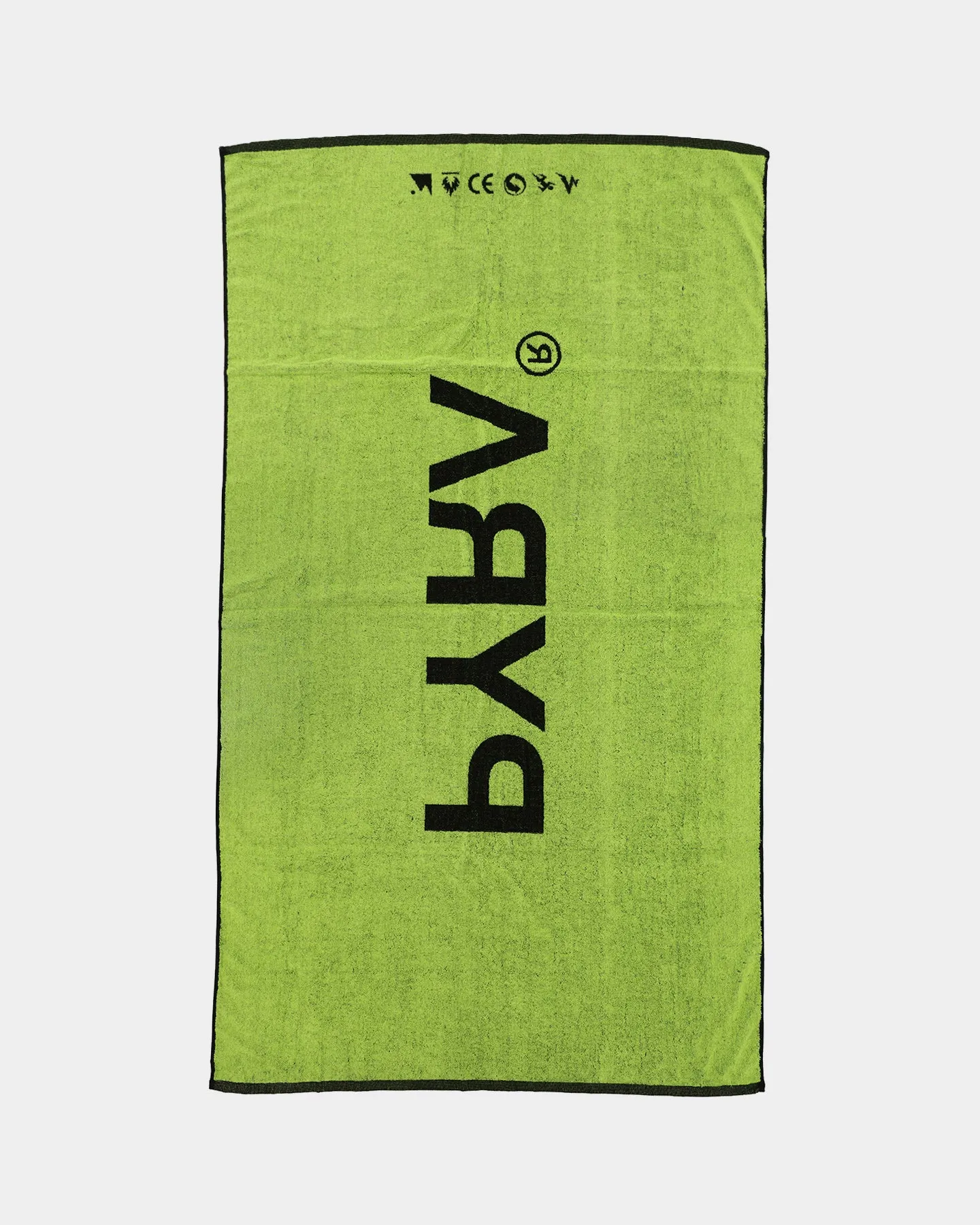 PYRA Volt Beach Towel Black/Volt
