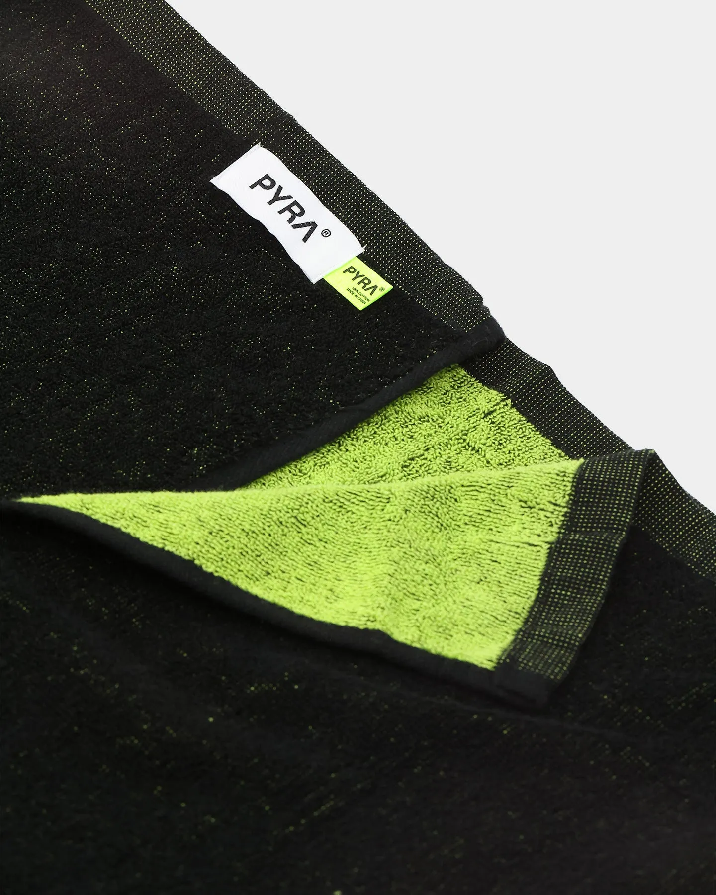 PYRA Volt Beach Towel Black/Volt