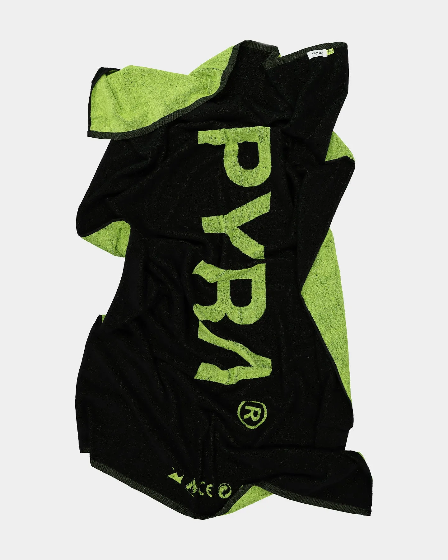 PYRA Volt Beach Towel Black/Volt