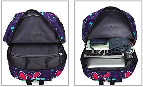 Scarleton Patterned Backpack H204016 - Purple