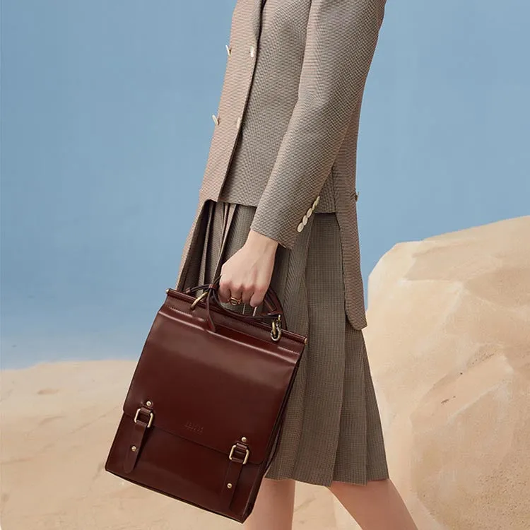 Stylish Women's Leather Backpack Purse Cool Backpacks for Women