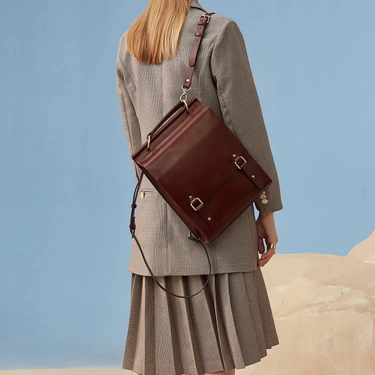 Stylish Women's Leather Backpack Purse Cool Backpacks for Women