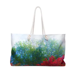 Unique Floral Weekender Bag | Large Capacity Travel Tote | Weekend Beach Bag | Durable Travel Bag | Spacious Weekend Tote } Perfect Gift for Her