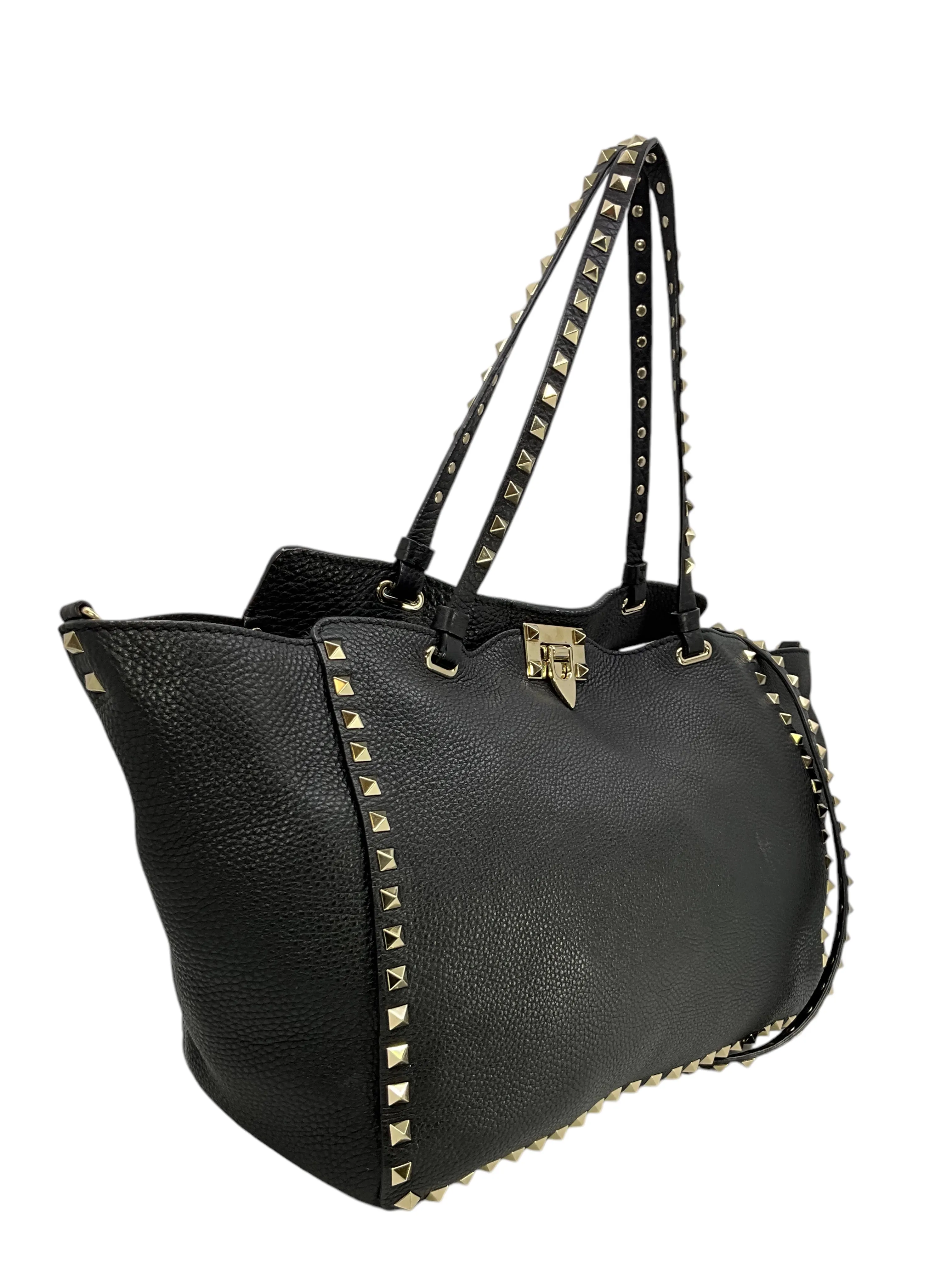 Valentino Garavani Medium Grainy Calfskin Rockstud Bag