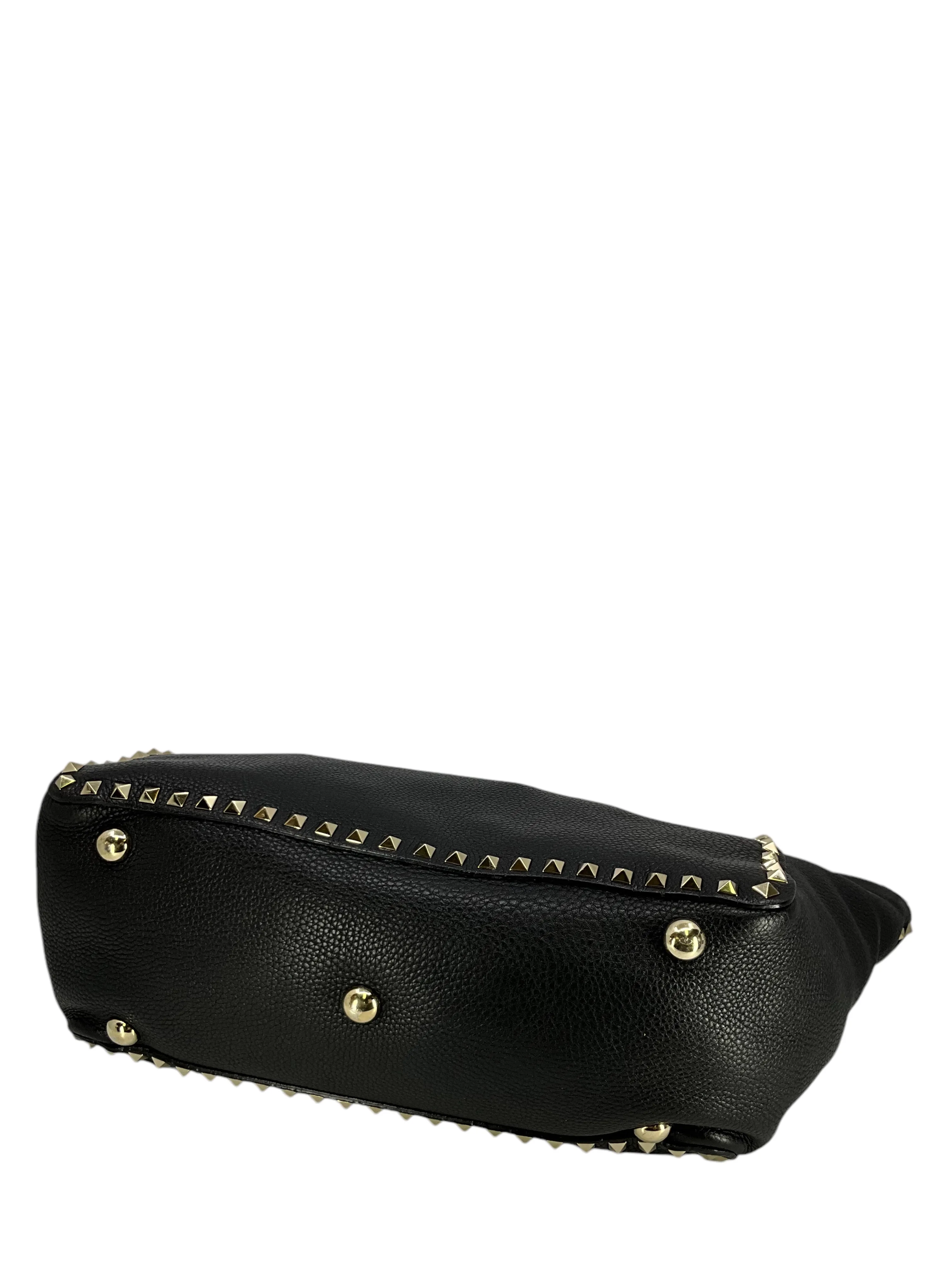 Valentino Garavani Medium Grainy Calfskin Rockstud Bag