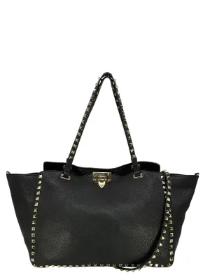 Valentino Garavani Medium Grainy Calfskin Rockstud Bag