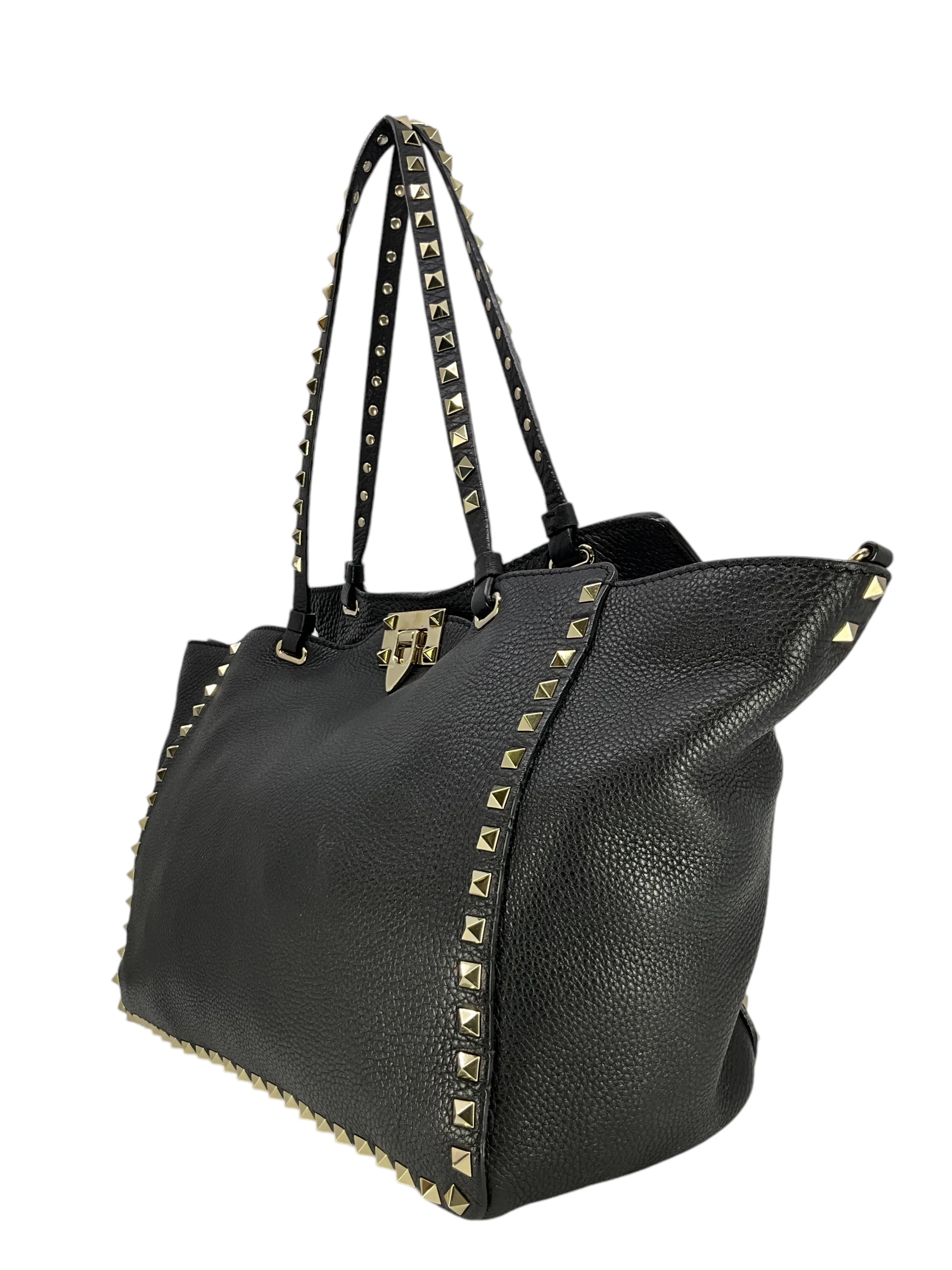 Valentino Garavani Medium Grainy Calfskin Rockstud Bag