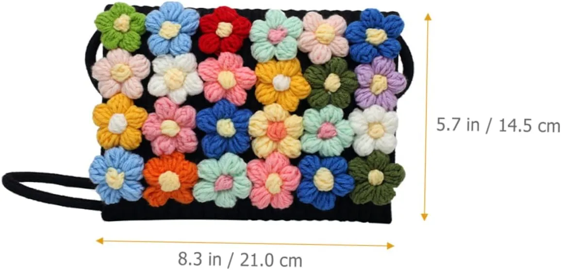 Woolen Bag Crossbody Shoulder Tote Bag for Women Womens Wallet Rattan Handbag Women Tote Woven